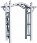 White wedding arbor