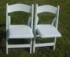 Chairs - White wooden