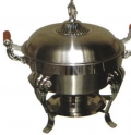 5 qt round crest chaffing dish